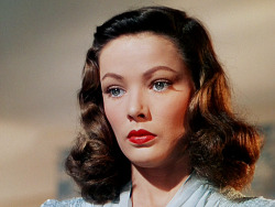  Gene Tierney carries out her evil plan……….