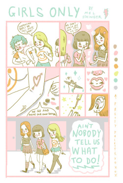 Melstringerart:  Girls Only Comic 