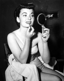 ladylikelady:  Makeup and Dresser Ann Blyth,