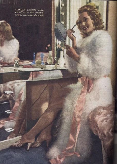 ladylikelady:  Makeup and Dresser Ann Blyth, Ginger Rogers, Betty Grable, Carole Landis, Paulette Goddard and Sonja Henie 
