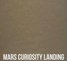 edwardspoonhands:  The landing of the Mars Science Laboratory from the craft’s