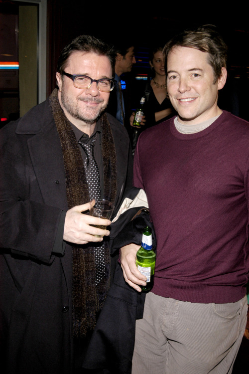 mibale:  Matthew Broderick and Nathan Lane at the Sleepwalk With Me premiere. 