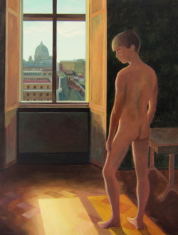 artqueer:  Maciej Kempinski: Cordis - Caro II, acrylic on canvas (78,5 x 59,5 cm) 