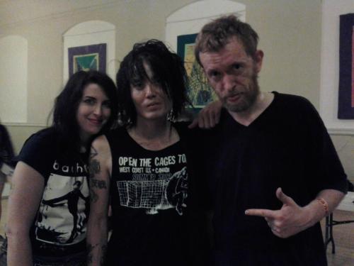 Tricia and Jang Lee (Resist and Exist) and Deek Allen (Oi Polloi). 