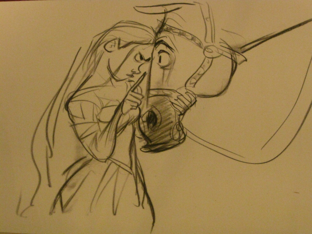 Tangled concept art.