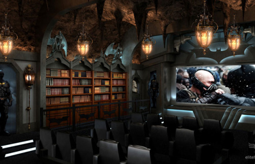 This my friends, is a 2 million dollar home theater inspired by Dark Knight Rises. This is someone’s house!!