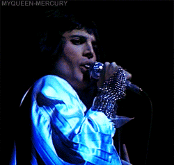 myqueen-mercury:Freddie Mercury, Now Im Here 1975