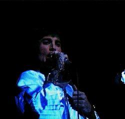 myqueen-mercury:Freddie Mercury, Now Im Here 1975