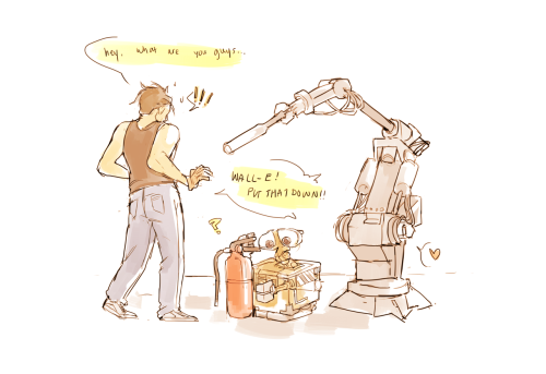 XXX vikun:  Jini requested Tony with Wall-E and photo