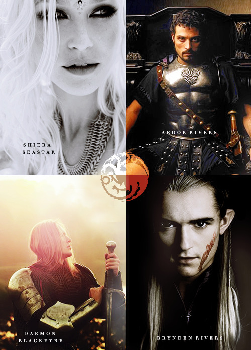 songsofwolves:ASOIAF/GOT MEME : Nine characters - 7/9→ The ‘Great Bastards’ of Aegon IV TargaryenShi