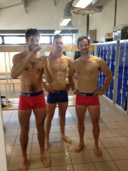 ex-frat-man:  British rowers (L-R) Zac Purchase, Richard Chambers, and Chris Bartley 