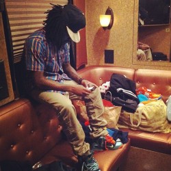 Swaggandshxt-Blog:  Wale Wearing Lebron 9 Cannons  