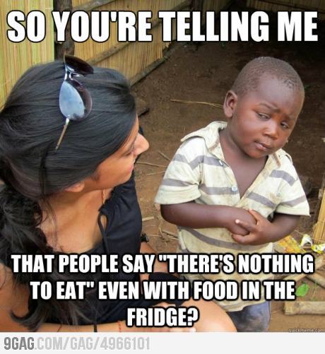 9gag:  Skeptical Third World Kid 