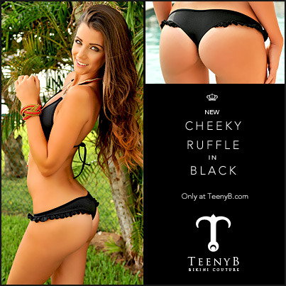 teenyb:  Introducing our newest bottom style, the Cheeky Ruffle!