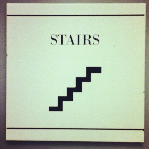 Stairs go up, stairs go down. #myjob #instaphoto  (Taken with Instagram)