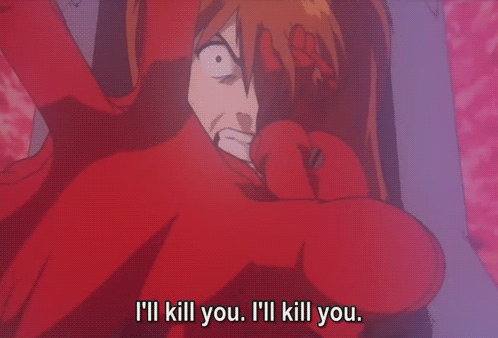 fyeahlilbitoeverything:  fyeahlilbit3point0-blog: Anime 30 Days Meme  Day 9 - Saddest anime scene Asuka’s death  The End is like a really, really mean-spirited work. Like I’ve heard that towards the end the series Anno got really angry and disenfranchised