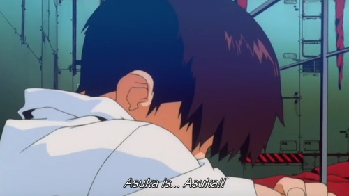 fyeahlilbitoeverything:  fyeahlilbit3point0-blog: Anime 30 Days Meme  Day 9 - Saddest anime scene Asuka’s death  The End is like a really, really mean-spirited work. Like I’ve heard that towards the end the series Anno got really angry and disenfranchised