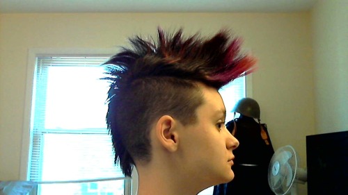 Fresh mohawk! I think I did pretty good for the first time without help.