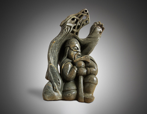 fyeahnativeamericanart:Abraham Anghik Ruben (Inuvialuit)ThorAbout the exhibition, Arctic Journeys/An