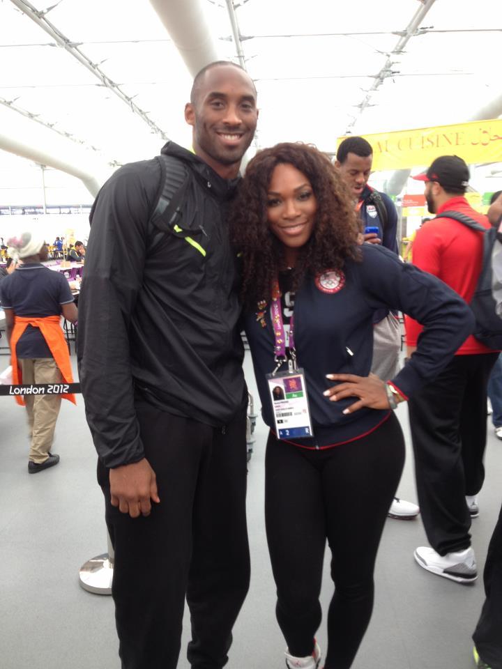 athleticsistas:  Serena Williams &amp; Kobe Bryant: 2012 London Olympics 