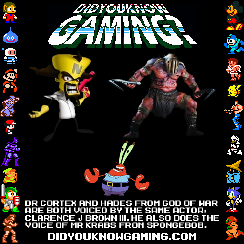 didyouknowgaming:  Crash Bandicoot and God of War. Submitted by Hunter DeSander.