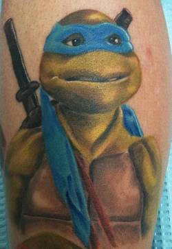 inkfreakz:  (via ninja turtle) Artist: Isaac Aguila See more at https://inkfreakz.com/users/isaac-aguila 