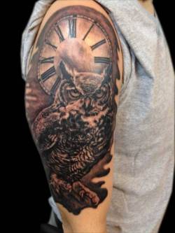 inkfreakz:  (via Owl) Artist: Fame Montalvo