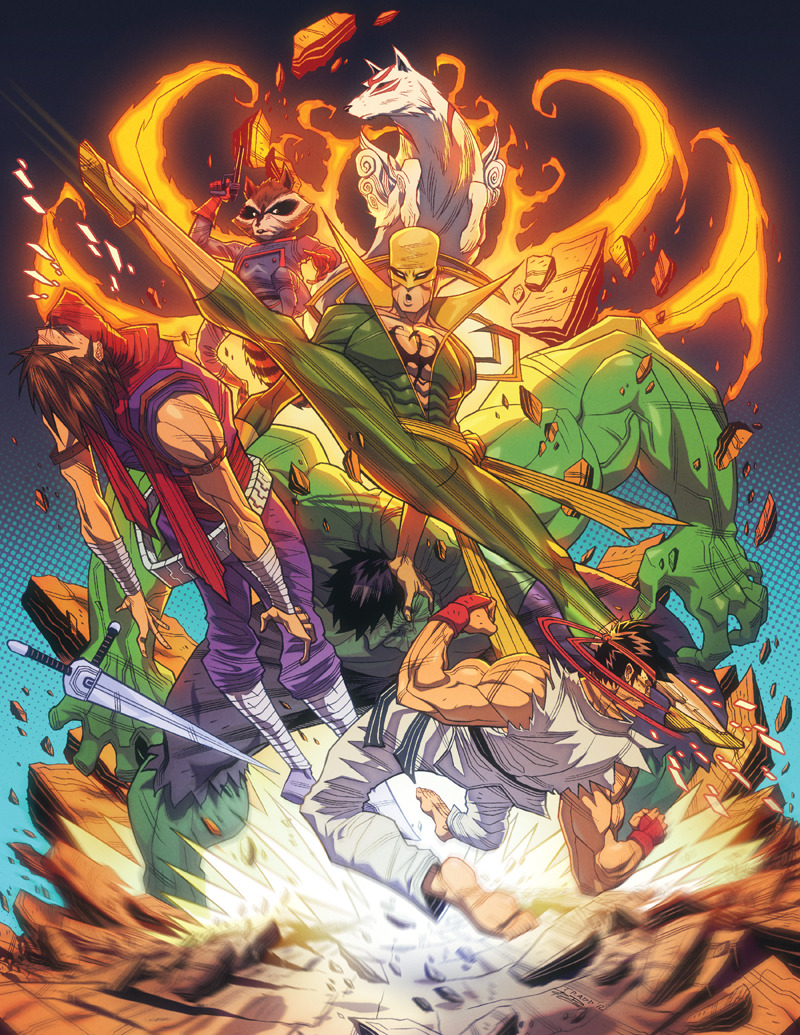 xombiedirge:  Marvel vs Capcom by Tradd Moore / Blog &amp; Robert Porter / Tumblr