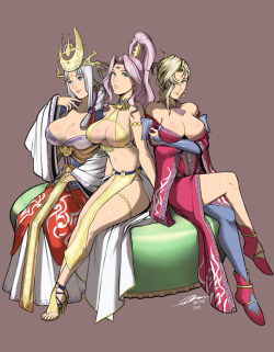 Jeane, Arshtat and Sialeeds from Suikoden