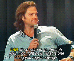 Cherry619:  Tardis-Impala: [X]   #Omg I Love How Freaked Out Jared Is When Someone