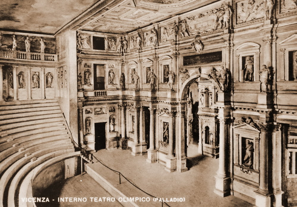 Inside Palladio’s Teatro Olimpico, Vicenza