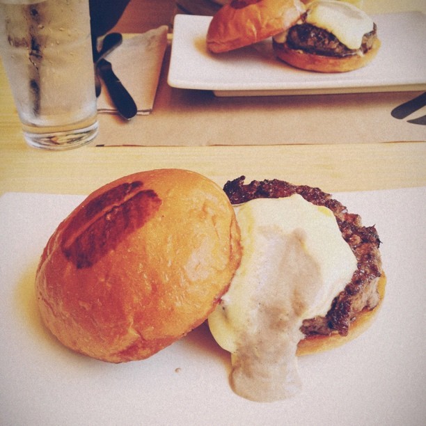 Umami Burger at the Grove.  I tried the exclusive The Grove Truffle Burger (different