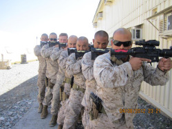 Gabeweb:  U.s. Marine’s With Gun Staches  Here’s A Pretty Awesome Picture Of