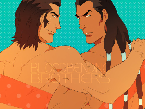 polapaz321:oh oh oh I draw bloodbending brothers’s butt in my nsfw blog.hahahaahah~!They are the sex