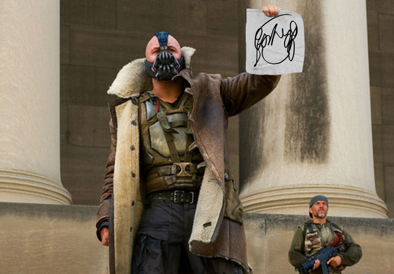 favoritesticle:  Bane wants to know if anyone has seen a girl with hair like this…