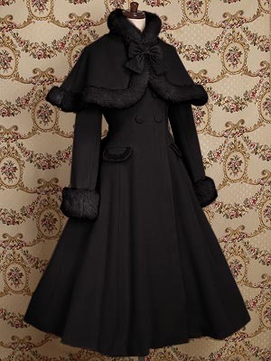 kawaii-lolita-lover:  Victoire Long Court The link: http://www.marymagdalene.jp/contents/outwear/243/0402/