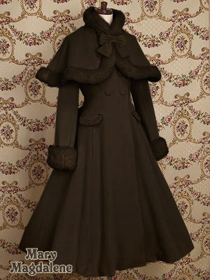 kawaii-lolita-lover:  Victoire Long Court The link: http://www.marymagdalene.jp/contents/outwear/243/0402/
