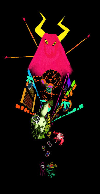 squat-lobster: Something I did recently for a friend’s birthday, this was her favourite level 