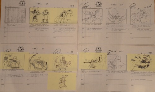 Storyboards for The Tick.
