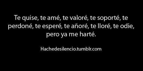 Hache de silencio