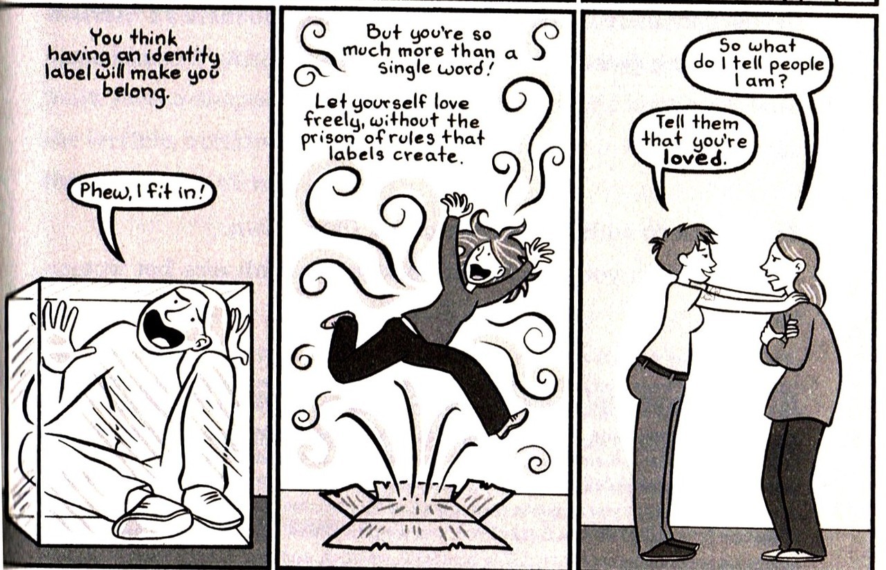 actuallyeliana:  Erika Moen’s comic from the book The Letter Q  