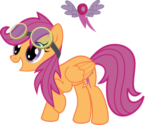 theponyartcollection:  Grown up Scootaloo by ~asdflove 