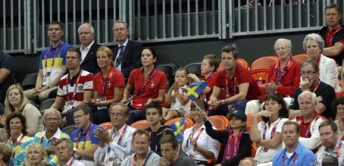 royalwatcher:  Day 12 of the Olympics—Members of the Danish Royal Family and Sweden’s Ki