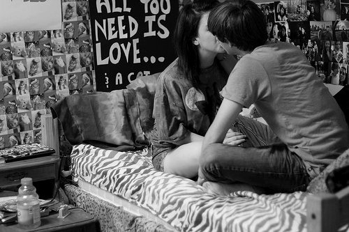 I'm in love with my sadness.