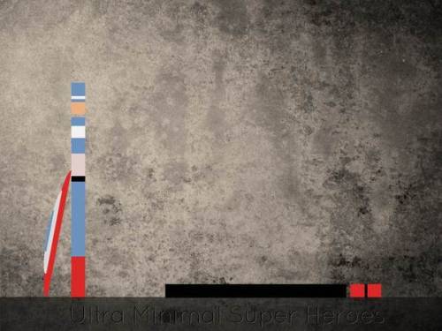 herochan:  Ultra Minimal Superheroes Created by Eyal Rosenthal 