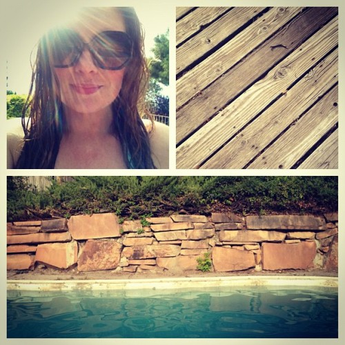 Swimming! #summer #somuchlove #justkeepswimming (Taken with Instagram at Grandfather&rsquo;s Pool)