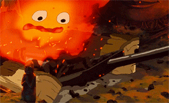 kingiorek-blog:  Calcifer Appreciation Post - Howl’s Moving Castle 