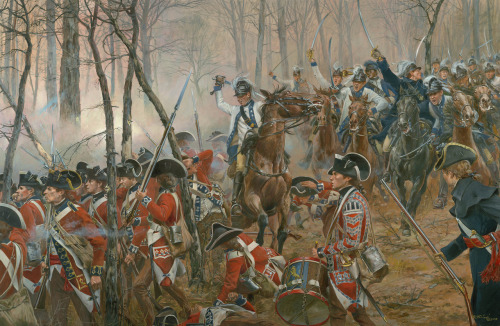 georgy-konstantinovich-zhukov:Guilford Courthouse by Don TroianiAnother Pyrrhic victory for the Brit