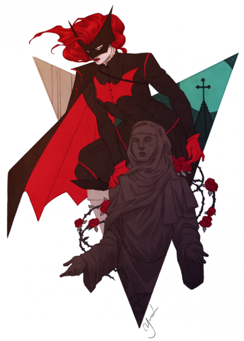 ladiesmakingcomics:Yasming Liang’s Elizabethan Batwoman