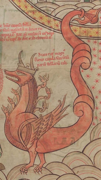 demonagerie: Herzog August Bibliothek Wolfenbüttel, Cod. Guelf. 1 Gud. lat., detail of f. 14v. 